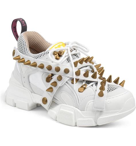 gucci shoes spikes and pearls|gucci flashtrek hiking boots.